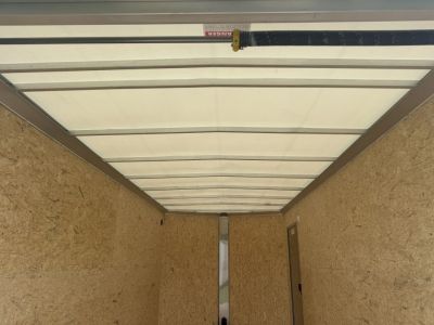 New 2027 E-Z Hauler EZEC7.5X16 XLT-P Cargo / Enclosed Trailer 71 SERIES 7 FOOT 1 INCH INTERIOR HEIGHT .080 POLY SIDES TRANSLUCENT ROOF REAR CANOPY FREE ALUMINUM WHEEL UPGRADE