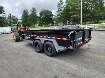 New 2027 BWISE DLP15 82x14 15K Tandem Axle Dump Trailer