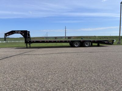 New 2026 Delta Mfg 210GN 32' x 8'6  Flatbed Trailer
