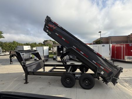 New NEW 2026 Horizon Gooseneck LZ7 14’ x 83” X 30” Dump Trailer 2-7000 lb axles = 14K