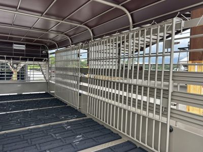 New 2026 Neckover GN BAR TOP 6'8X20X6'6"RUBBER CLEATED FLOOR Stock / Stock Combo Trailer