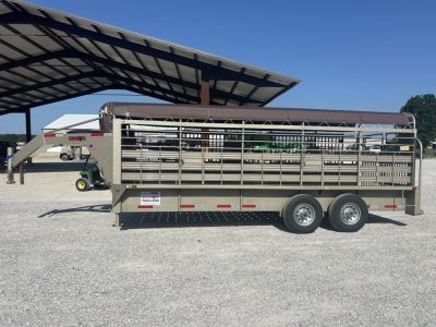 New 2026 Neckover GN BARTOP 6'8X20X6'6 WOOD FLOOR Stock / Stock Combo Trailer