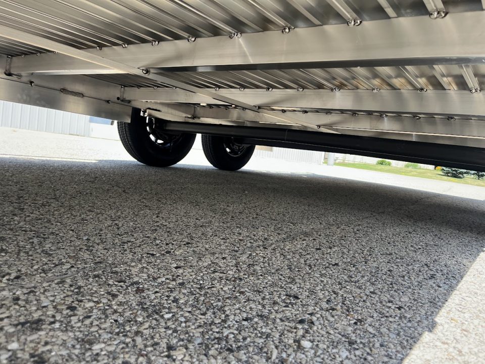 New 2027 Black Rhino Aluminum 81"x18' LST718A w/ Side Load Ramps, Toolbox & Bifold Gate (ATV / UTV / Side by Side) Utility Trailer