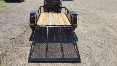 New 2026 MEB 4x6 Angle Iron Utility Trailer W/Ramp