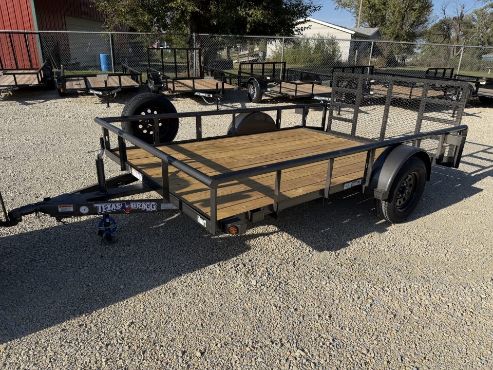 New 2027 Texas Bragg Trailers 83"x12' Dovetail Utility Trailer