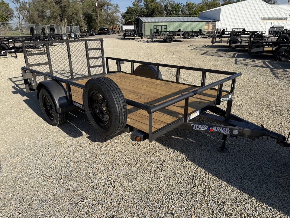 New 2027 Texas Bragg Trailers 83"x12' Dovetail Utility Trailer