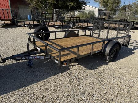 New 2027 Texas Bragg Trailers 83 x12' Dovetail Utility Trailer