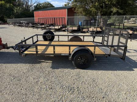 New 2027 Texas Bragg Trailers 83"x12' Dovetail Utility Trailer
