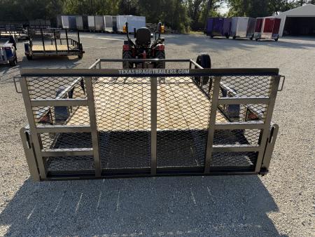 New 2027 Texas Bragg Trailers 83"x12' Dovetail Utility Trailer