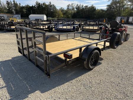 New 2027 Texas Bragg Trailers 83"x12' Dovetail Utility Trailer