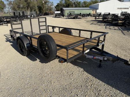 New 2027 Texas Bragg Trailers 83"x12' Dovetail Utility Trailer