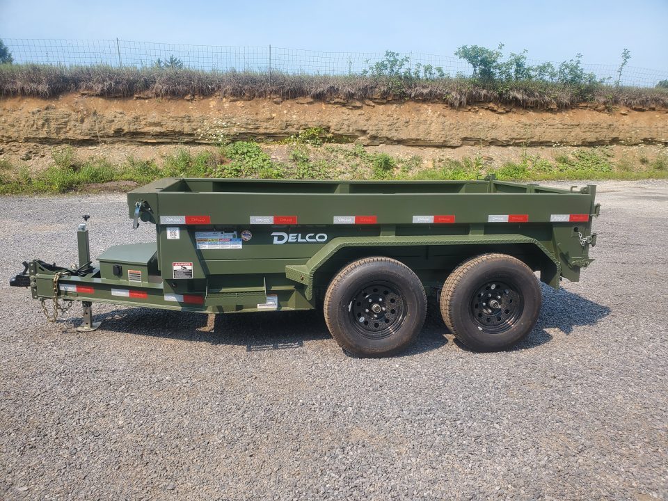 New 2026 Delco Trailers Dump Trailer / 7000 GVWR / 60"x10'