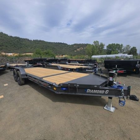 New SALE! 2026 Diamond C Trailers HDT207 82X20 Equipment Trailer 15500 GVWR CARBON METALLIC GRAY