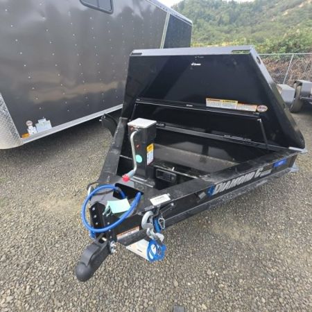 New SALE! SPLIT-TILT 2026 Diamond C HDT207 82X20 15500 GVWR WINCH ROLLER Equipment Trailer ONYX BLACK