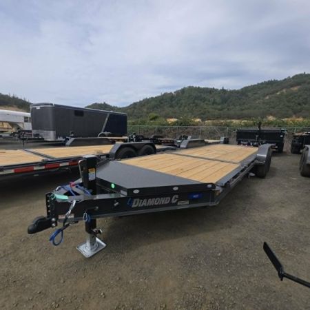 New SALE! 2026 Diamond C Trailers HDT207 82X22 Equipment Trailer 15500 GVWR CARBON METALLIC GRAY