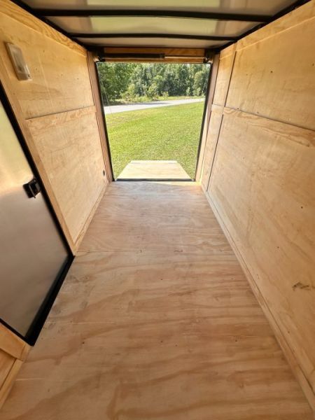 New 2026 6X10 -Enclosed Trailer -3500LB Single Axle -Black Poly - Blackout
