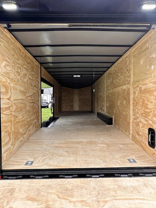 New 2026 8.5x28 Car Hauler 7000lb Spread Torsion - Full Escape Door-Removable Fender Car Hauler