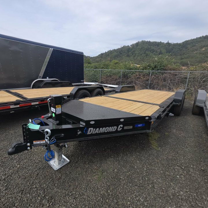 New SALE! 2026 Diamond C Trailers HDT207 82X20 15500 GVWR Equipment Trailer ONYX BLACK