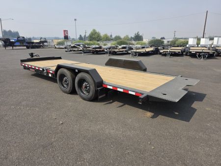 New 2025 Midsota 7x22 Split Tilt HD Equipment Trailer 17.6K GVWR