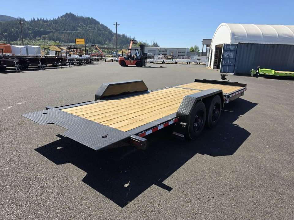 New 2025 Midsota 7x22 Split Tilt HD Equipment Trailer 17.6K GVWR
