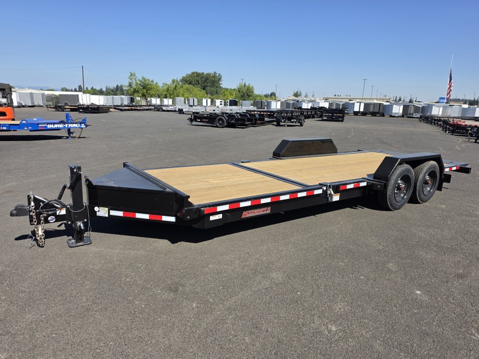 New 2025 Midsota 7x22 Split Tilt HD Equipment Trailer 17.6K GVWR