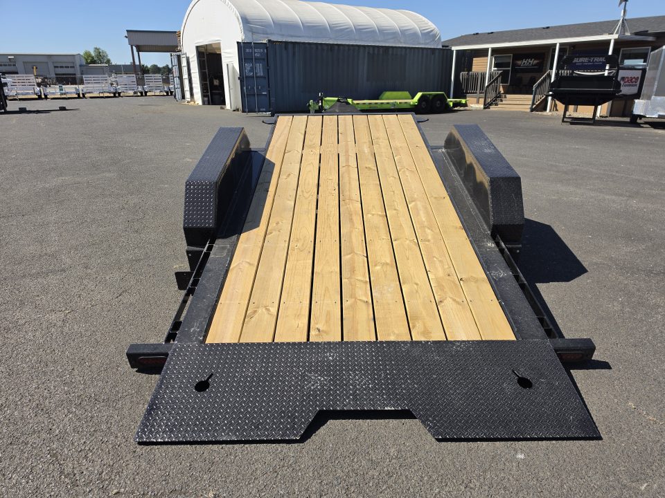 New 2025 Midsota 7x22 Split Tilt HD Equipment Trailer 17.6K GVWR