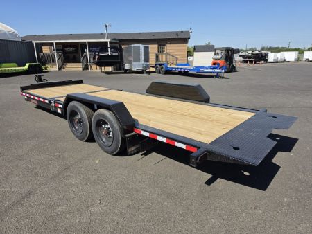 New 2025 Midsota 7x22 Split Tilt HD Equipment Trailer 17.6K GVWR