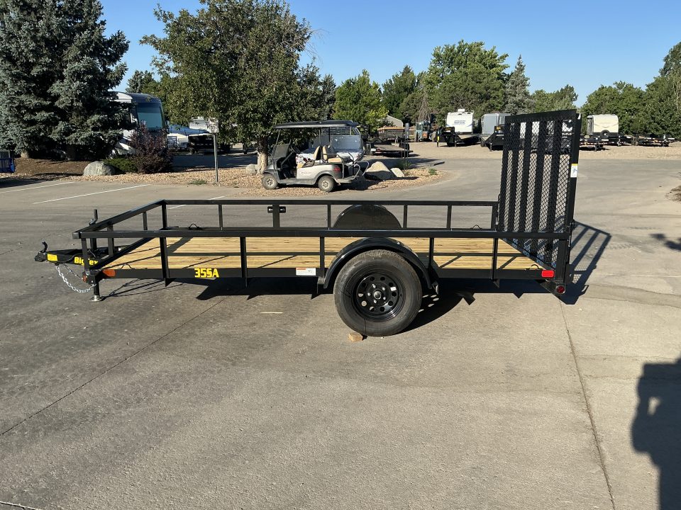 New 2027 Big Tex 35SA-12R1A-4PBK Utility Trailer