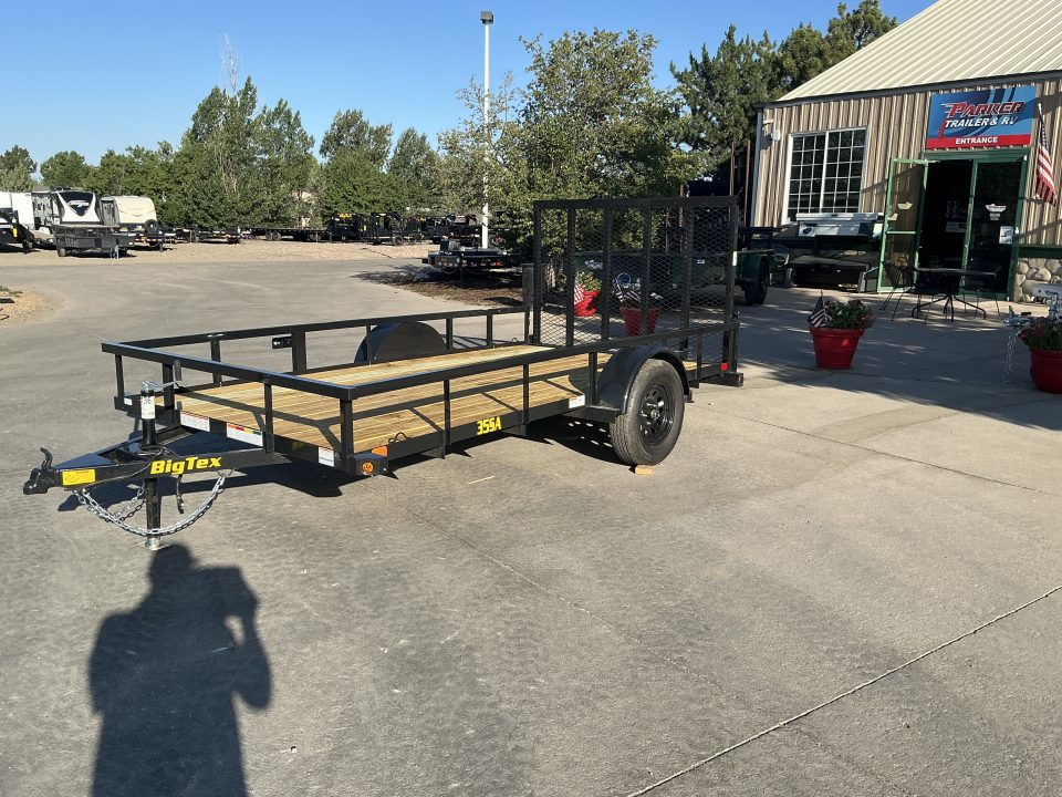 New 2027 Big Tex 35SA-12R1A-4PBK Utility Trailer