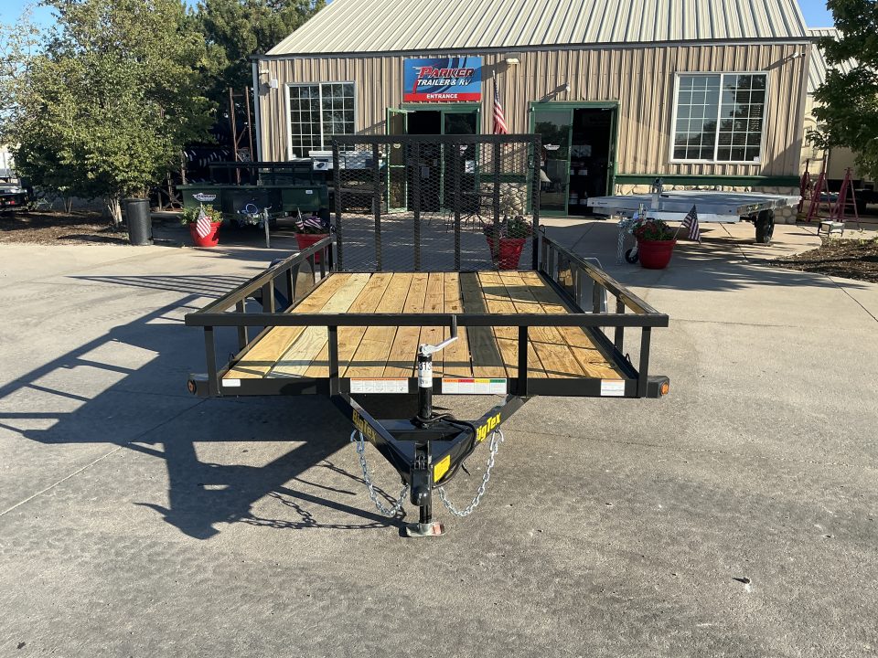New 2027 Big Tex 35SA-12R1A-4PBK Utility Trailer