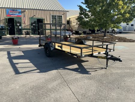 New 2027 Big Tex 35SA-12R1A-4PBK Utility Trailer