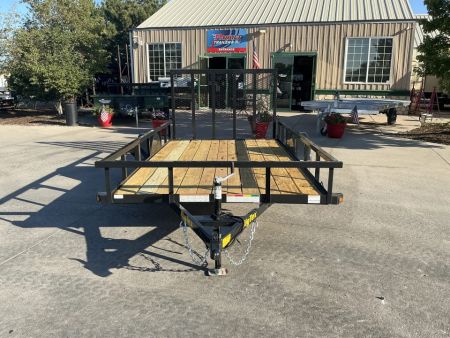 New 2027 Big Tex 35SA-12R1A-4PBK Utility Trailer