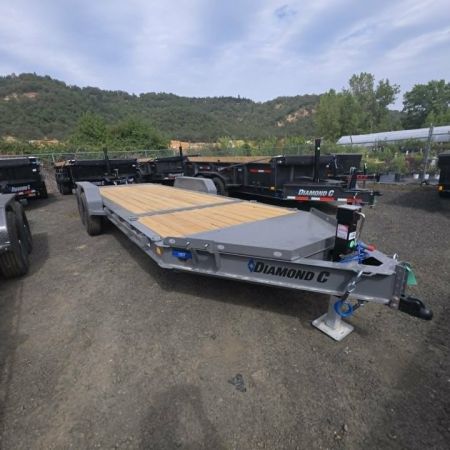 New SALE! EQUIPMENT 2026 Diamond C Trailers HDT207 82X20 15500 GVWR SPLIT-TILT TRAILER CEMENT GRAY