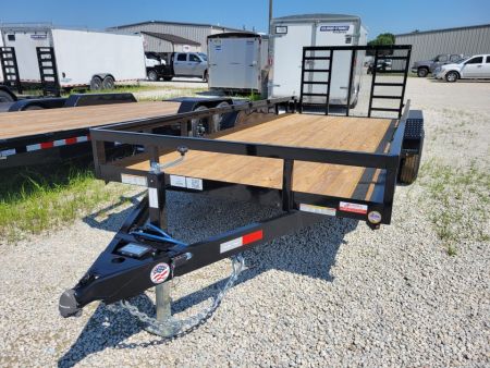 New 2026 Sure-Trac 7x18 Tube Top 10k Utility Trailer