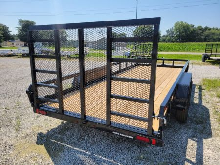 New 2026 Sure-Trac 7x18 Tube Top 10k Utility Trailer
