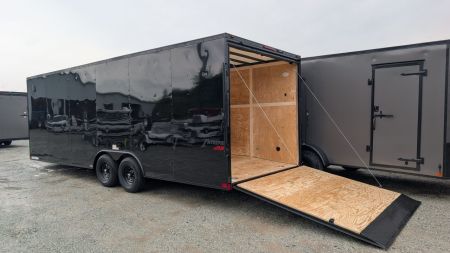 New 2027 Homesteader 8.5 x 24 HD SERIES Intrepid Car Hauler w/ Ramp (84" Inside)