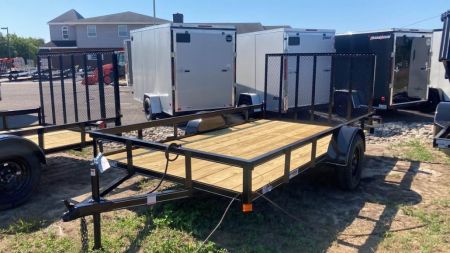 New 2026 P & T Trailers 6.5x12 Utility Trailer