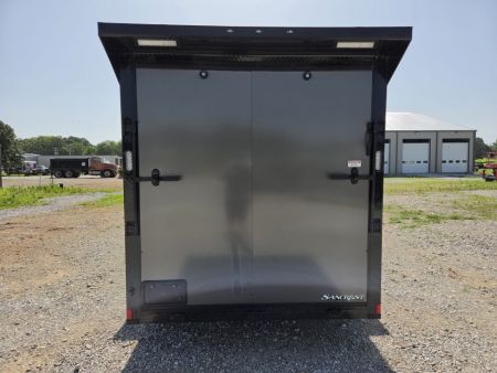 New 2027 Rock Solid 7X14 TANDEM 7K CARGO W/SPOILER KIT LOAD LIGHTS ALUMINUM WHEELS & SCREWLESS 080 EXTERIOR