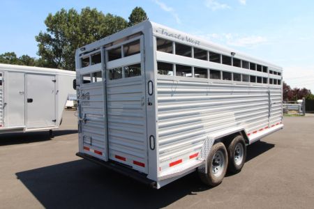 New 2027 Trails West Hotshot 7'6" x 20' Stock / Stock Combo Trailer