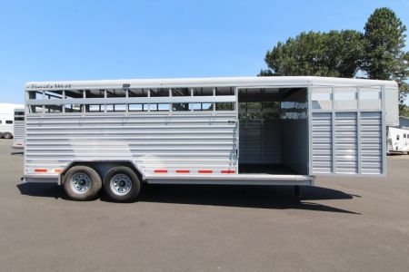New 2027 Trails West Hotshot 7'6  x 20' Stock / Stock Combo Trailer