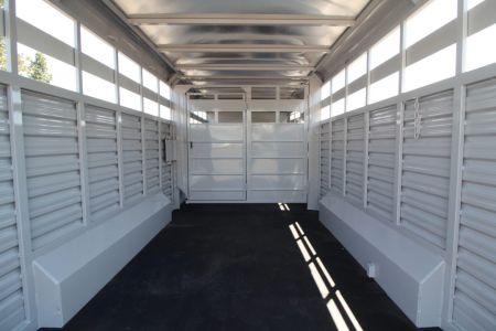 New 2027 Trails West Hotshot 7'6" x 20' Stock / Stock Combo Trailer