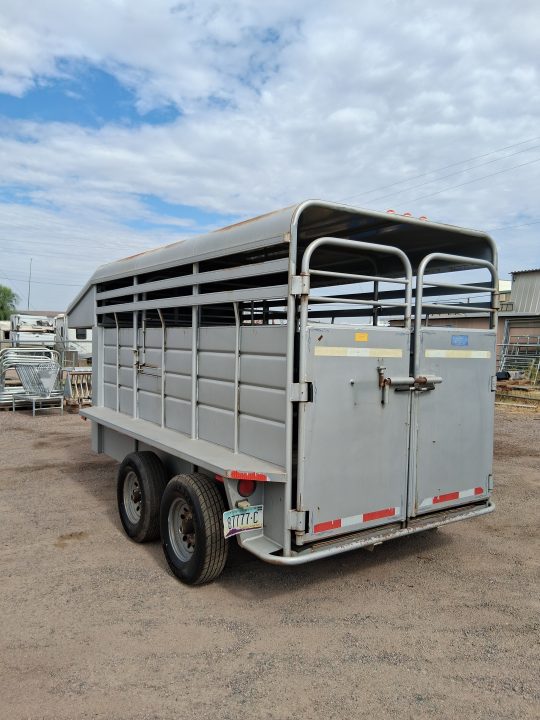 Used 1998 CM Trailers BRUSH BUSTER MT 12' Stock / Stock Combo Trailer