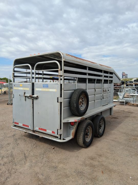 Used 1998 CM Trailers BRUSH BUSTER MT 12' Stock / Stock Combo Trailer