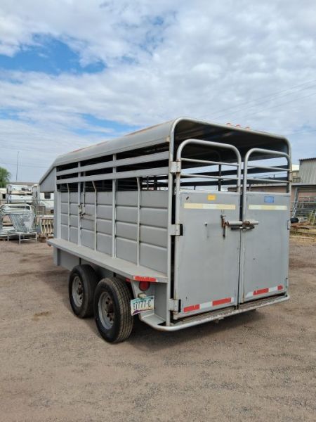 Used 1998 CM Trailers BRUSH BUSTER MT 12' Stock / Stock Combo Trailer