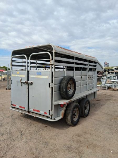 Used 1998 CM Trailers BRUSH BUSTER MT 12' Stock / Stock Combo Trailer