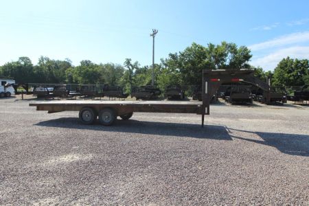 Used 1995 Other HOG WILD 25' GOOSNECK Flatbed Trailer