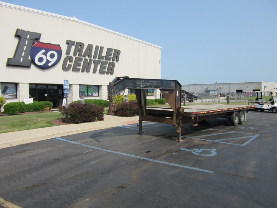 Used 2008 JJN Enterprise 8.5 x 20 UNKOWN Deckover Trailer 14K / Spare Tire