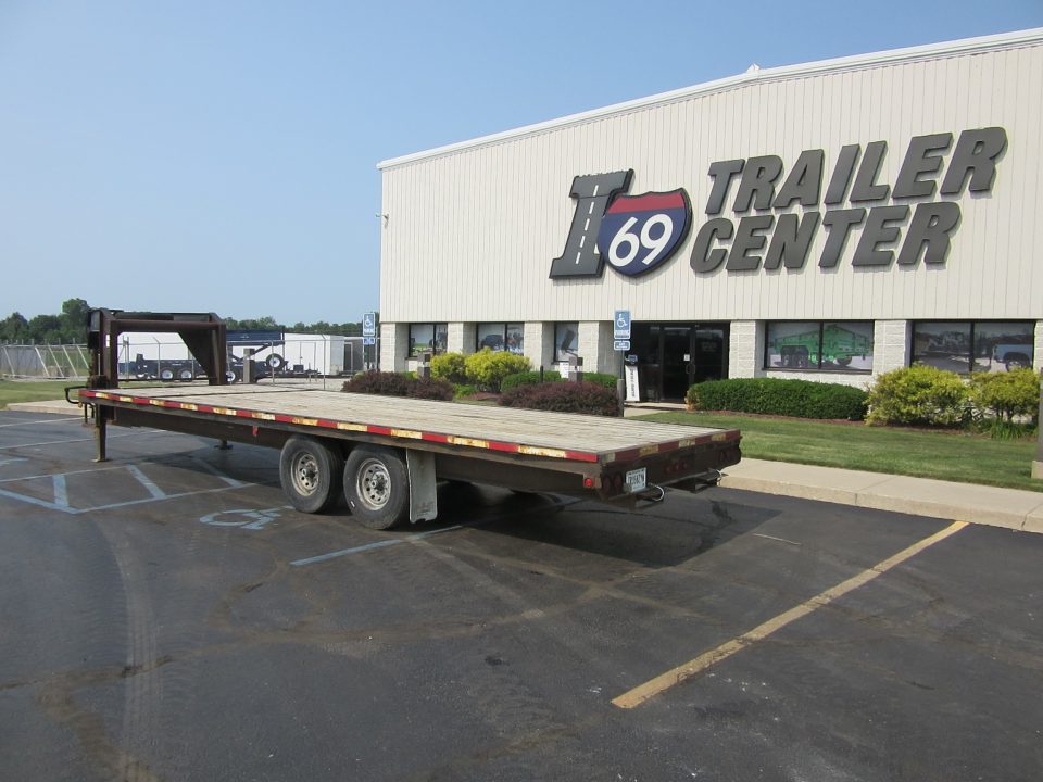 Used 2008 JJN Enterprise 8.5 x 20 UNKOWN Deckover Trailer 14K / Spare Tire