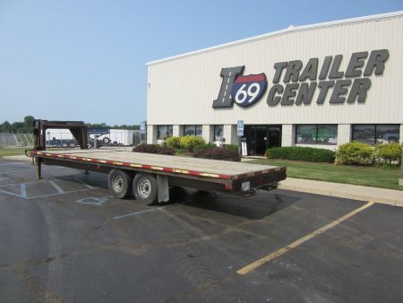Used 2008 JJN Enterprise 8.5 x 20 UNKOWN Deckover Trailer 14K / Spare Tire