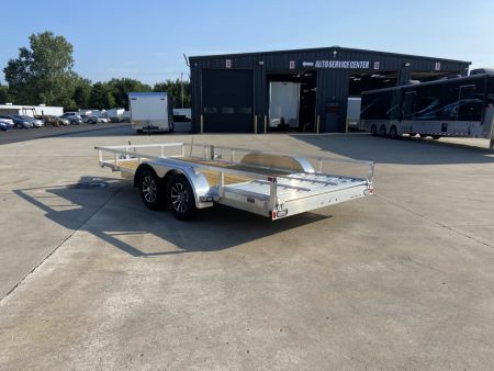 New Sure-Trac 7X16 Tube Top 7K Utility Trailer